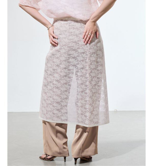 IENA「《一部カラー店舗限定》ライトツイルセミワイドパンツ」|その他|