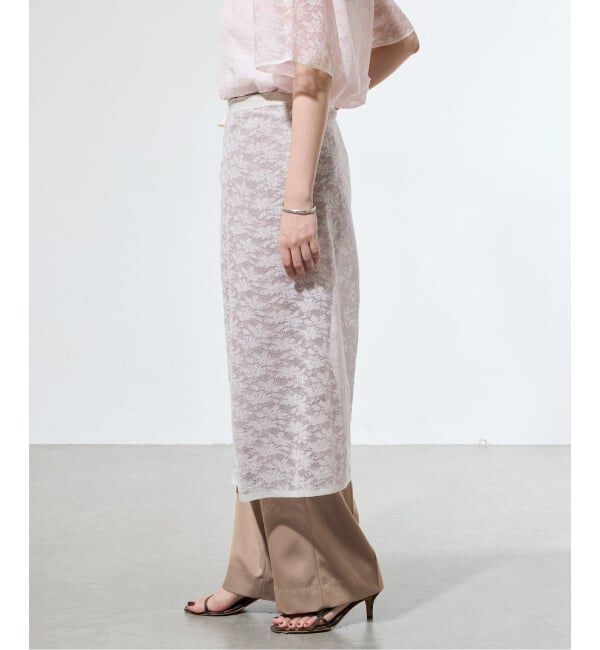 IENA「《一部カラー店舗限定》ライトツイルセミワイドパンツ」|その他|