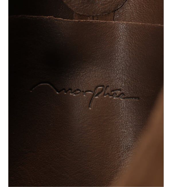 IENA「Morphee/モルフェ CYLINDER(S size)OIL SUEDE BROWN バッグ」|ショルダー・メッセンジャー|