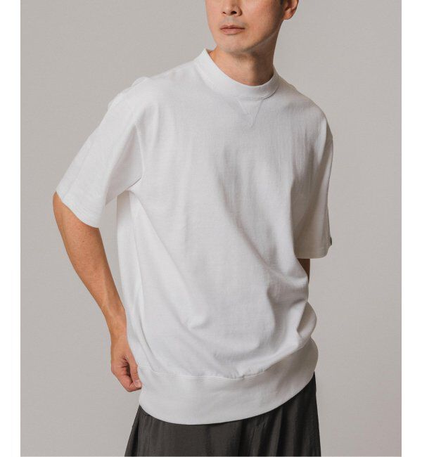 EDIFICE「LOOPWHEELER for LOWERCASE ツリテンジク スウェット型 ワイドTシャツ」|Tシャツ・カットソー|ホワイト