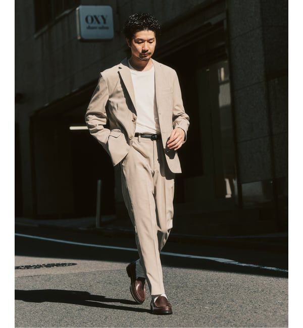 417 EDIFICE「ワルツ ルミフレッシュセットアップ」|スーツ|ベージュ