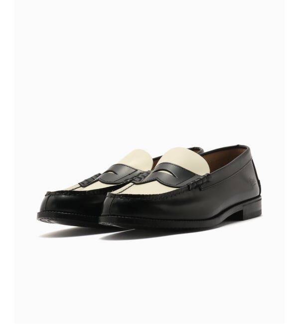 PULP「The Kenford Fineshoes COMBI LOAFERS / BLACK WHITE」|ローファー|