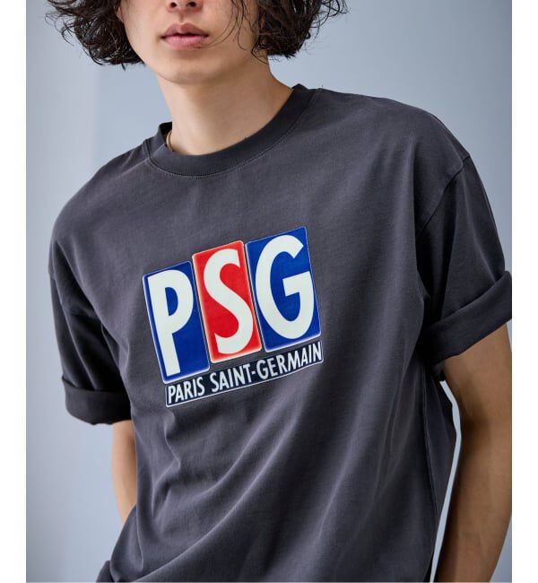Paris Saint-Germain「《予約》【Paris Saint-Germain 】 JP Classic Flock Logo Tee 1」|Tシャツ・カットソー|