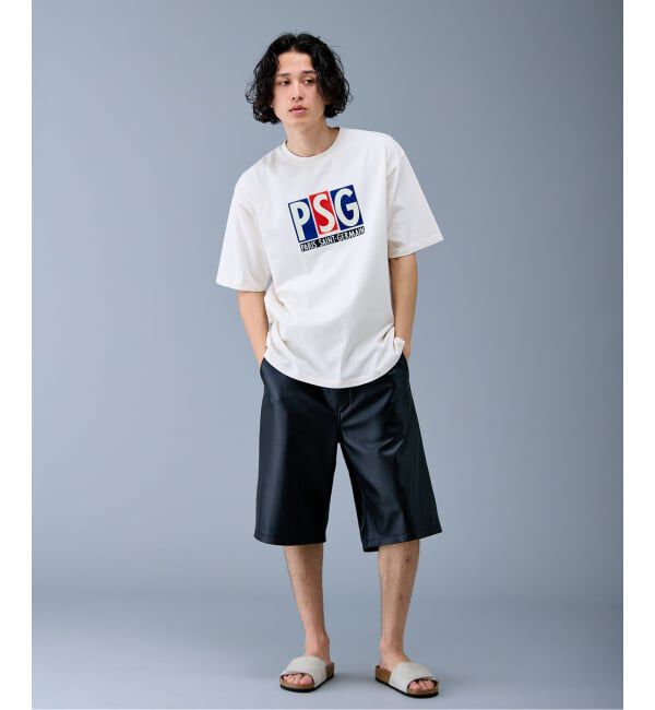 Paris Saint-Germain「《予約》【Paris Saint-Germain 】 JP Classic Flock Logo Tee 1」|Tシャツ・カットソー|