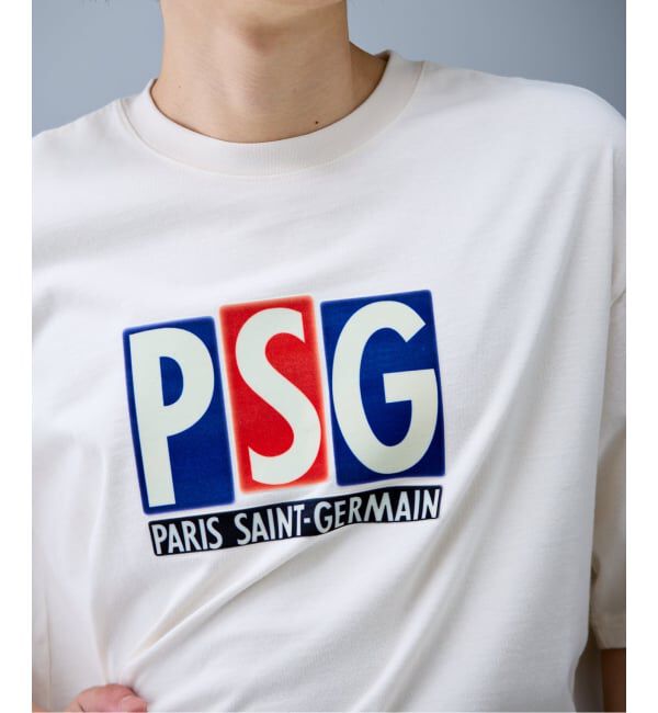 Paris Saint-Germain「《予約》【Paris Saint-Germain 】 JP Classic Flock Logo Tee 1」|Tシャツ・カットソー|