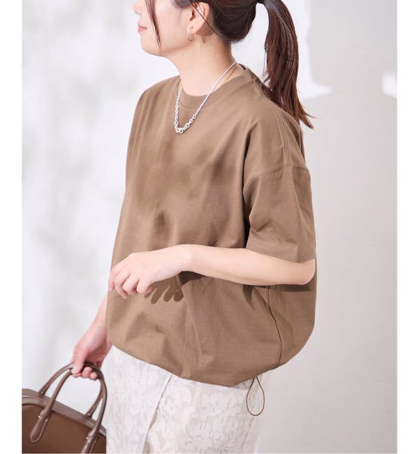 JOURNAL STANDARD「《追加6》シャーリングＴシャツ」|Tシャツ・カットソー|ブラウン B