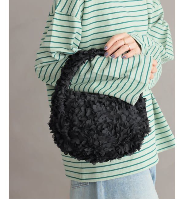 JOURNAL STANDARD relume「別注【HELOYSE/エロイーズ】bouquet shoulder：ショルダーバッグ」|ショルダー・メッセンジャー|ブラック