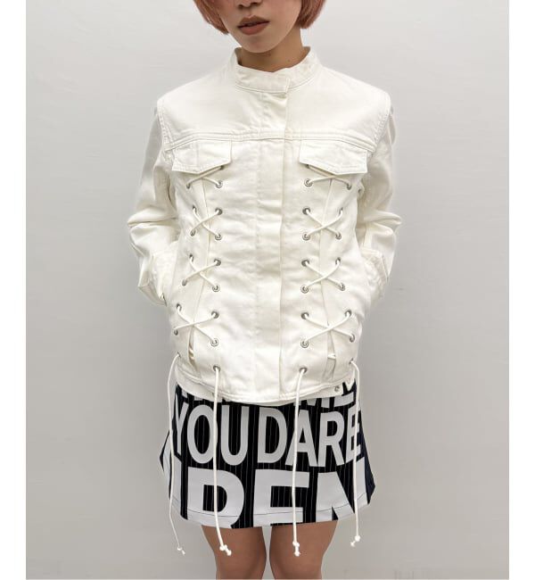 Oriens JOURNAL STANDARD「レースアップデニムジャケット」|デニムジャケット|