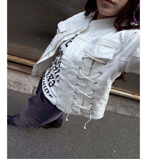 Oriens JOURNAL STANDARD「レースアップデニムジャケット」|デニムジャケット|