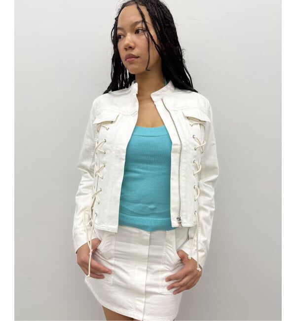 Oriens JOURNAL STANDARD「レースアップデニムジャケット」|デニムジャケット|