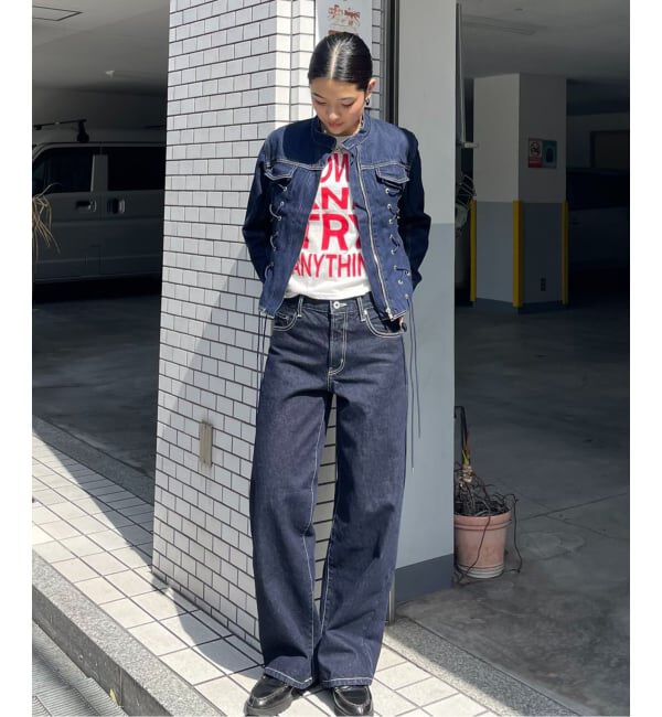 Oriens JOURNAL STANDARD「レースアップデニムジャケット」|デニムジャケット|