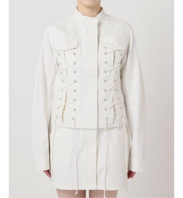 Oriens JOURNAL STANDARD「レースアップデニムジャケット」|デニムジャケット|