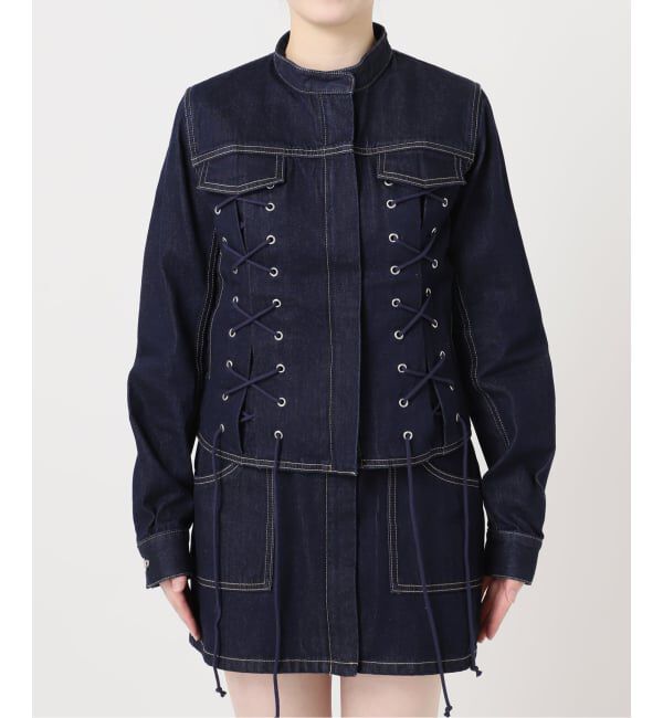 Oriens JOURNAL STANDARD「レースアップデニムジャケット」|デニムジャケット|