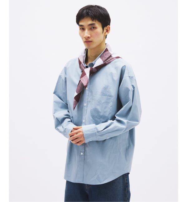 JOURNAL STANDARD「THOMAS MASON / トーマスメイソン ファット レギュラー シャツ」|シャツ・ブラウス|サックスブルー