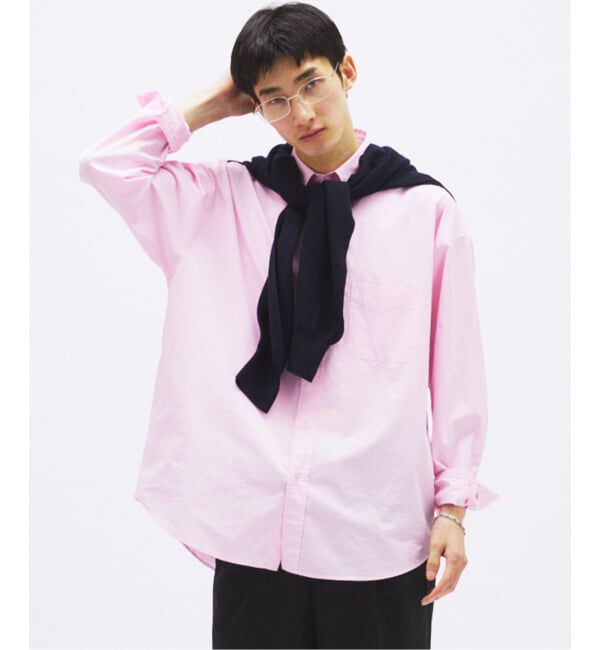 JOURNAL STANDARD「THOMAS MASON / トーマスメイソン ファット レギュラー シャツ」|シャツ・ブラウス|ピンク