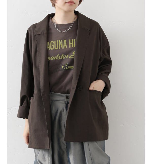 journal standard luxe「ラミートロピカルダブルジャケット」|テーラードジャケット|