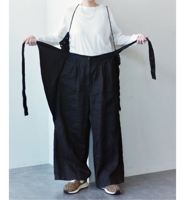 journal standard luxe「フレンチリネンツイル ラップパンツ」|その他|