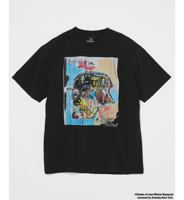 JOURNAL STANDARD「《予約》Jean-Michel Basquiat / ジャン＝ミシェル・バスキア プリントTシャツ」|Tシャツ・カットソー|ブラック A