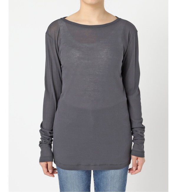 Spick and Span「≪追加2≫シアーボートネックプルオーバー」|Tシャツ・カットソー|