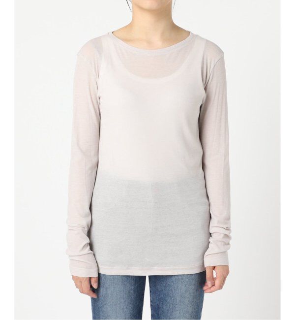 Spick and Span「≪追加2≫シアーボートネックプルオーバー」|Tシャツ・カットソー|