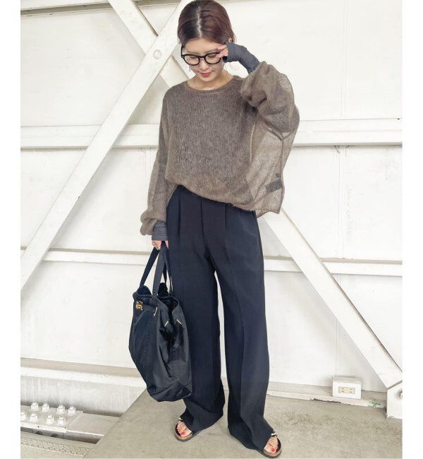 Spick and Span「≪追加2≫シアーボートネックプルオーバー」|Tシャツ・カットソー|