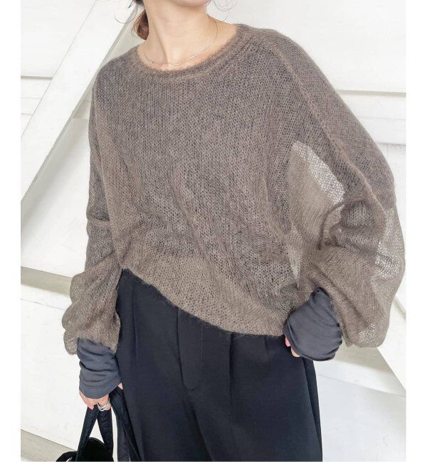 Spick and Span「≪追加2≫シアーボートネックプルオーバー」|Tシャツ・カットソー|