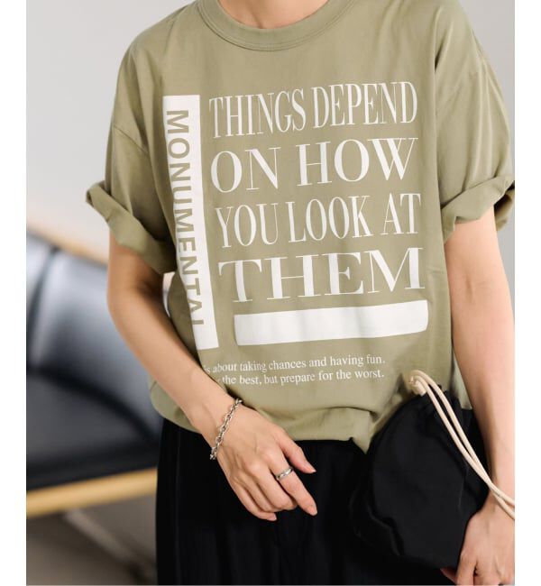 FRAMeWORK「≪WEB限定 / 追加≫PRINT TEE」|Tシャツ・カットソー|