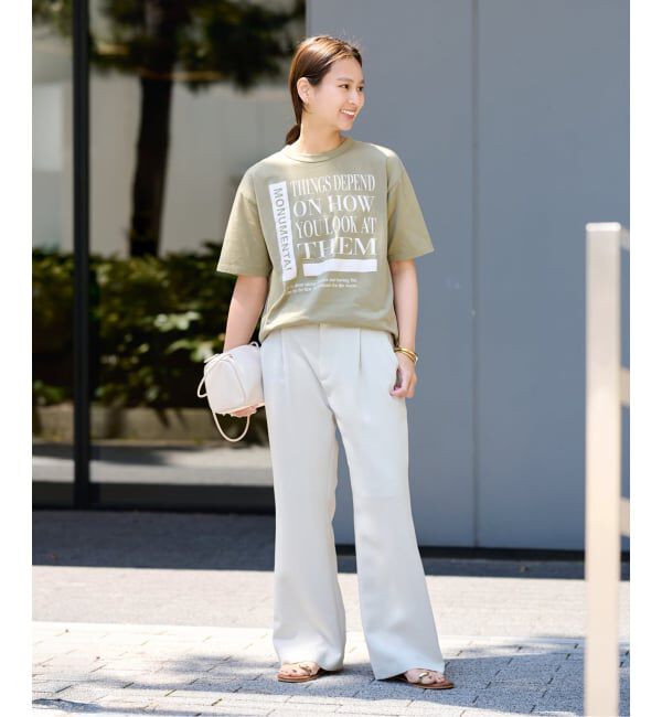 FRAMeWORK「≪WEB限定 / 追加≫PRINT TEE」|Tシャツ・カットソー|