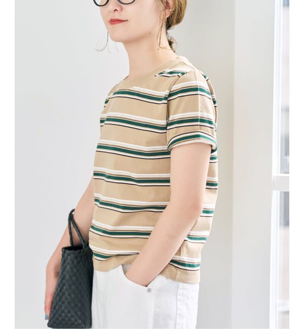 Spick and Span「《予約》マルチボーダーTシャツ」|Tシャツ・カットソー|