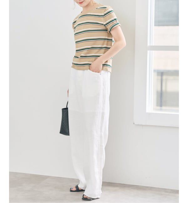 Spick and Span「《予約》マルチボーダーTシャツ」|Tシャツ・カットソー|