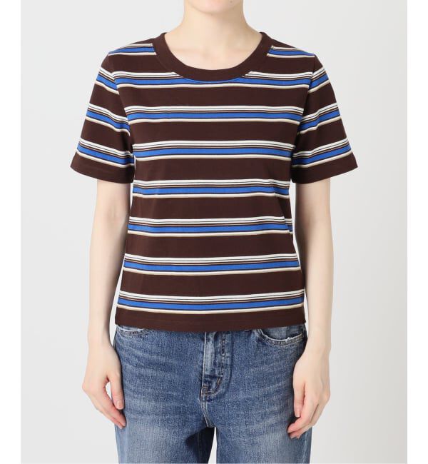 Spick and Span「《予約》マルチボーダーTシャツ」|Tシャツ・カットソー|