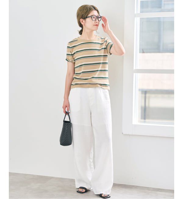 Spick and Span「《予約》マルチボーダーTシャツ」|Tシャツ・カットソー|