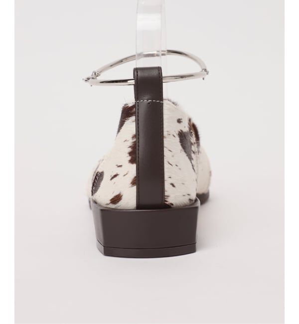 GRISE「GRISEレザースクエアクロスシームアンクルフラット」|その他|