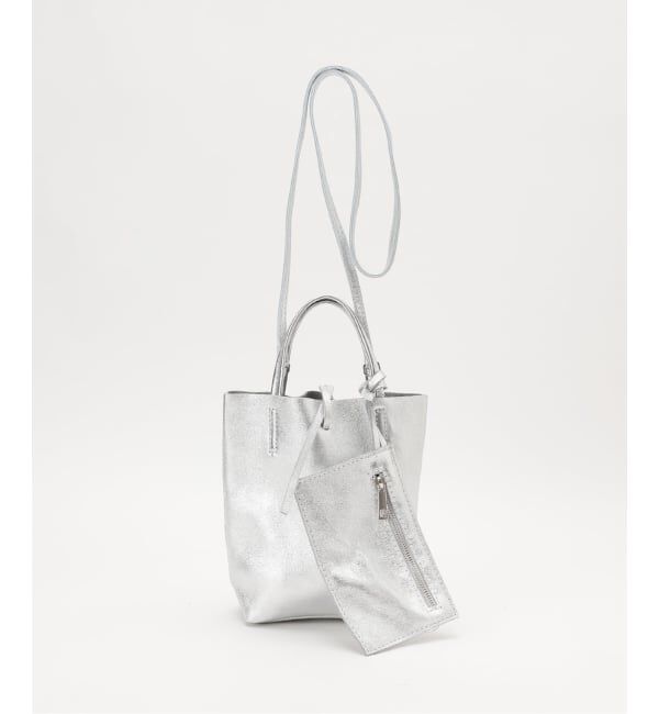  「MILLELA FIRENZE/ミレッラ METALLIC MINI TOTE」|トートバッグ|