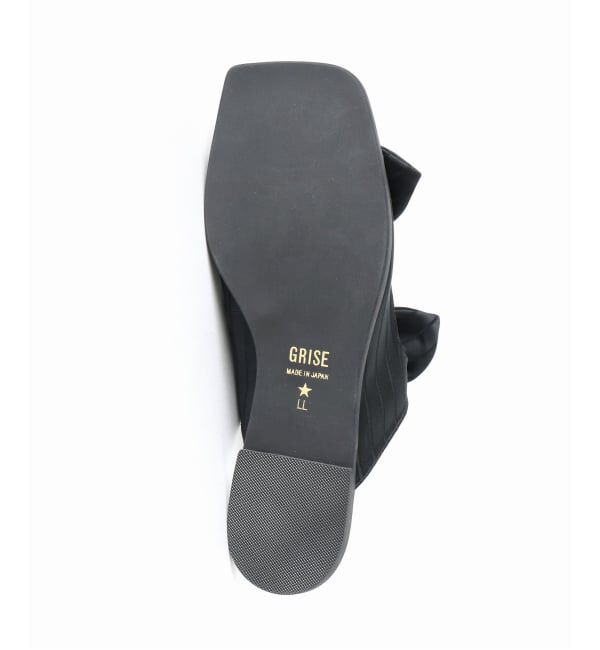 GRISE「《予約》GRISE DOUBLE BOW ミュールサンダル」|サンダル|