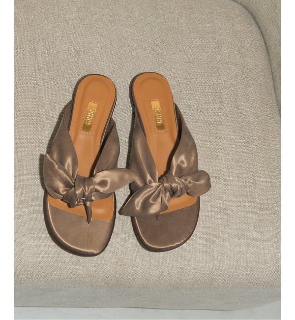 GRISE「《予約》GRISE BOW THONG サンダル」|サンダル|