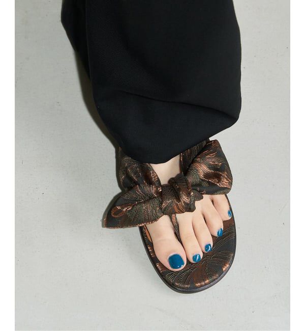 GRISE「《予約》GRISE BOW THONG サンダル」|サンダル|