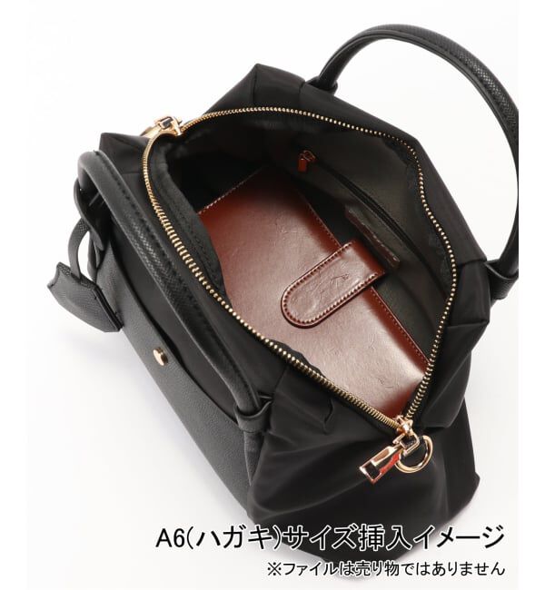  「cachecache  /カシュカシュ ナイロンボストンSHOULDER」|ボストンバッグ|