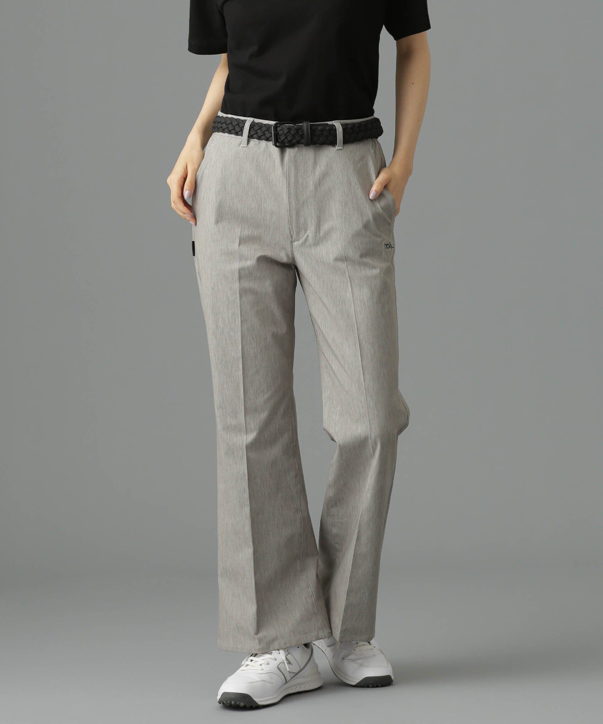 nano･universe「beats per minute/タック入りフレアパンツ」|チノ|