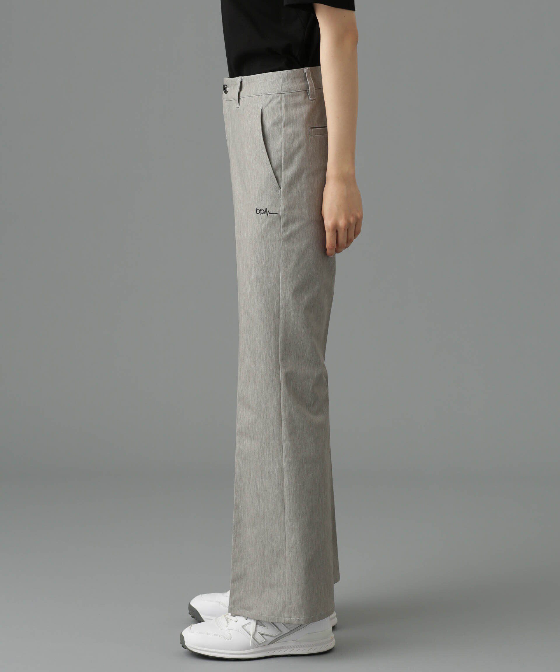 nano･universe「beats per minute/タック入りフレアパンツ」|チノ|