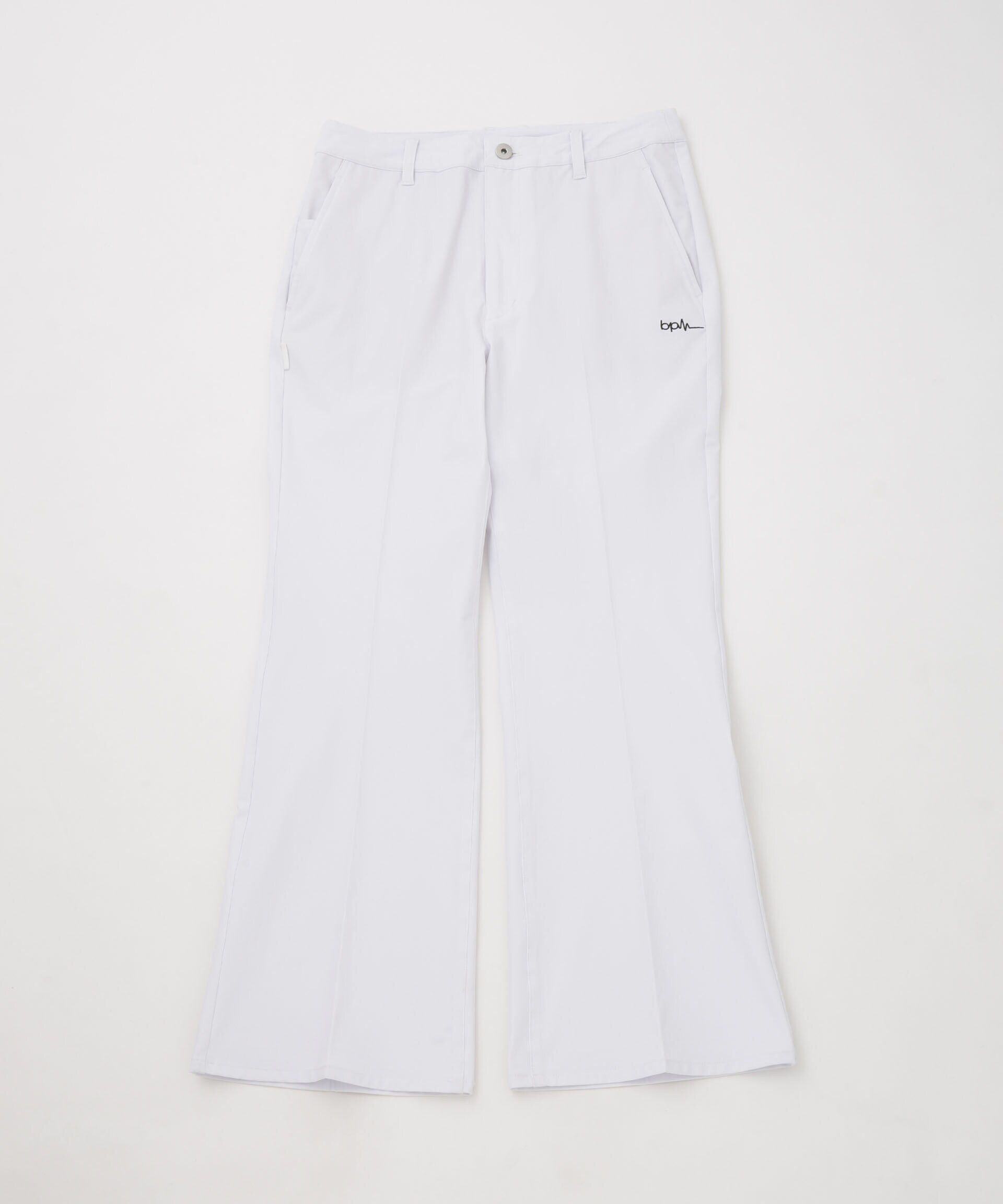 nano･universe「beats per minute/タック入りフレアパンツ」|チノ|