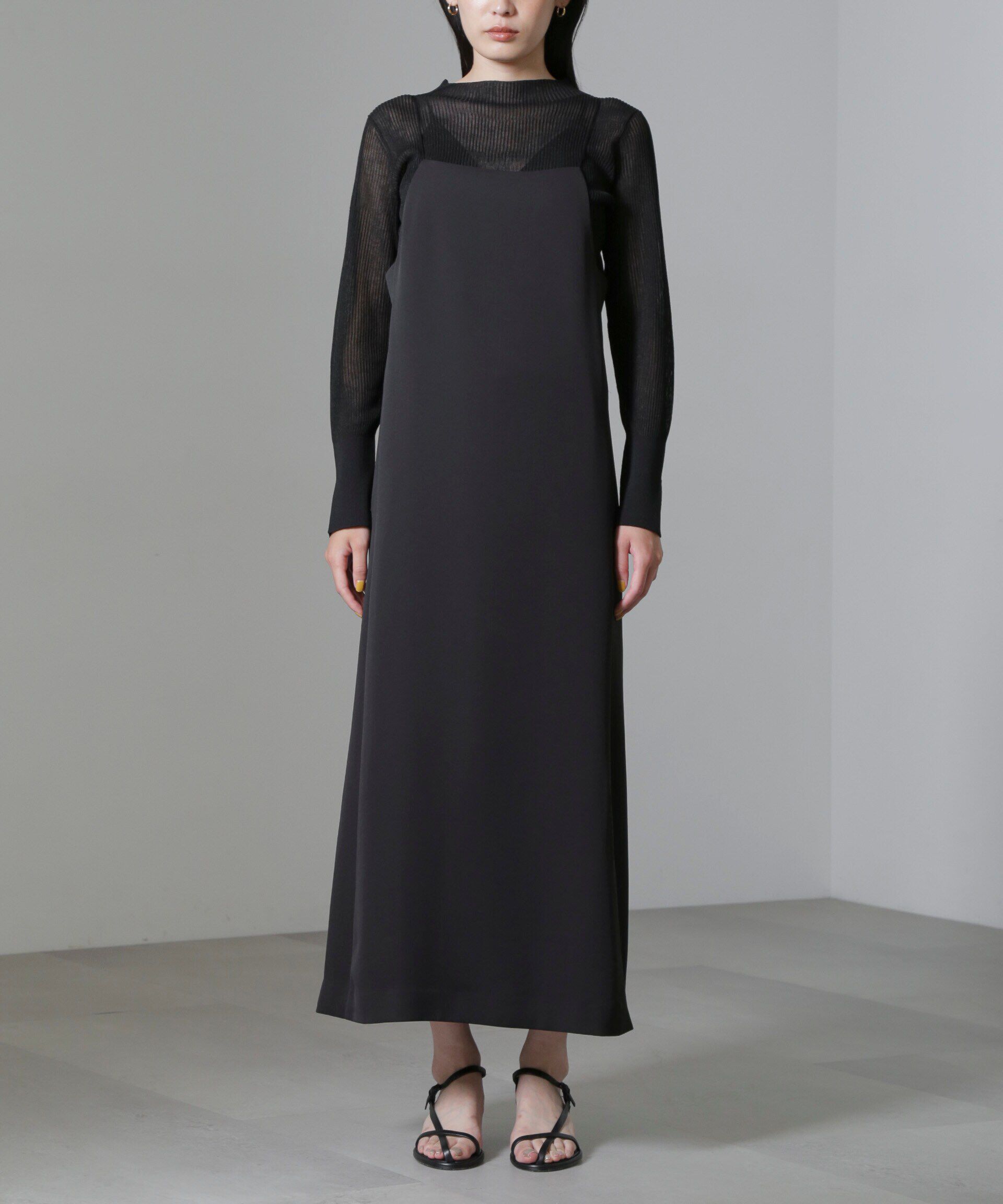 nano･universe「スクエアネックキャミワンピース(セットアップ可)」|ワンピース|