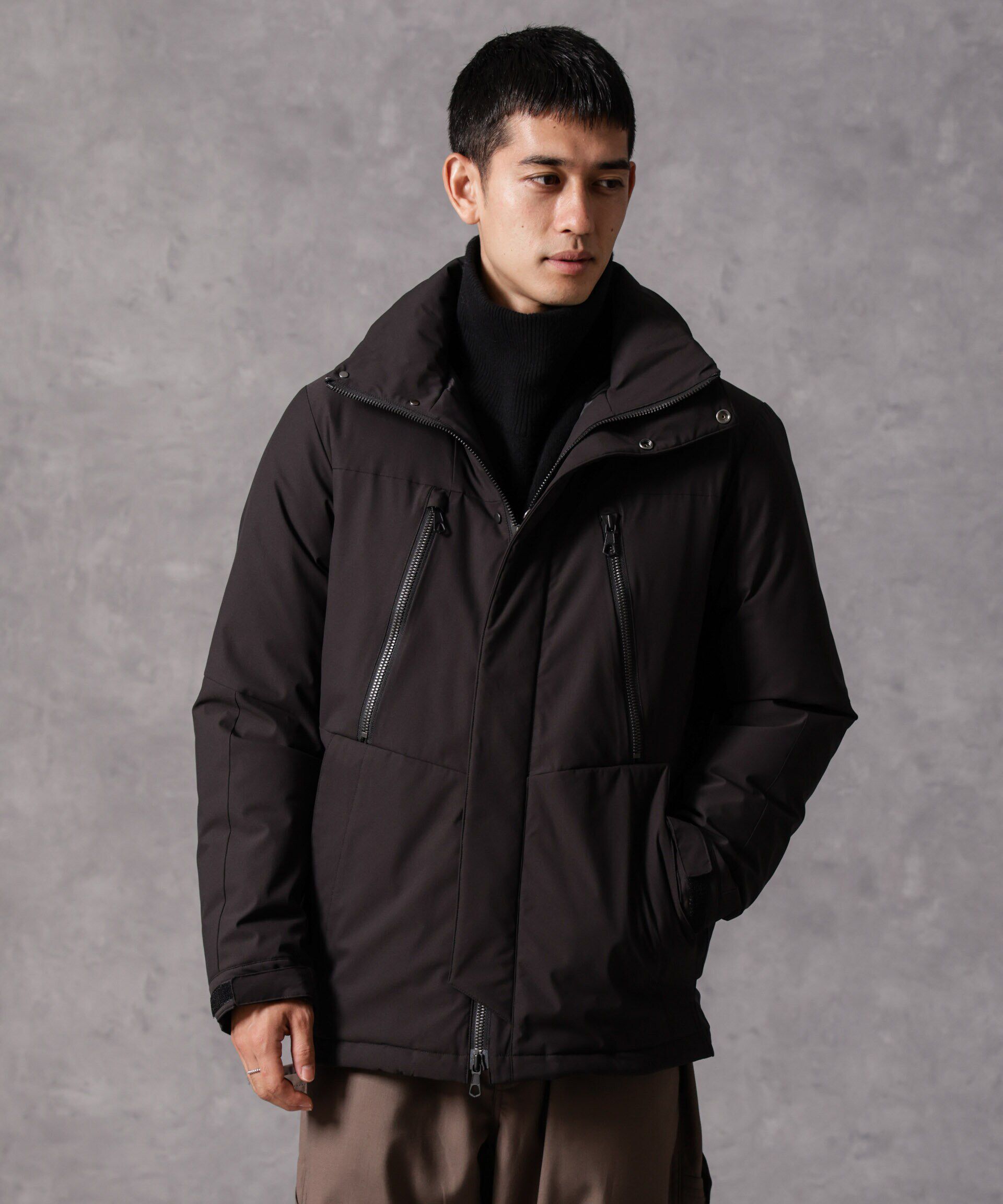 nano･universe「｢西川ダウン(R)｣フードデタッチャブルMATSUMIダウン」|ダウン|