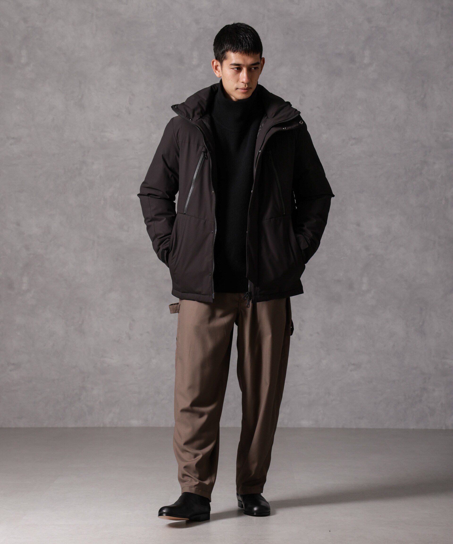 nano･universe「｢西川ダウン(R)｣フードデタッチャブルMATSUMIダウン」|ダウン|