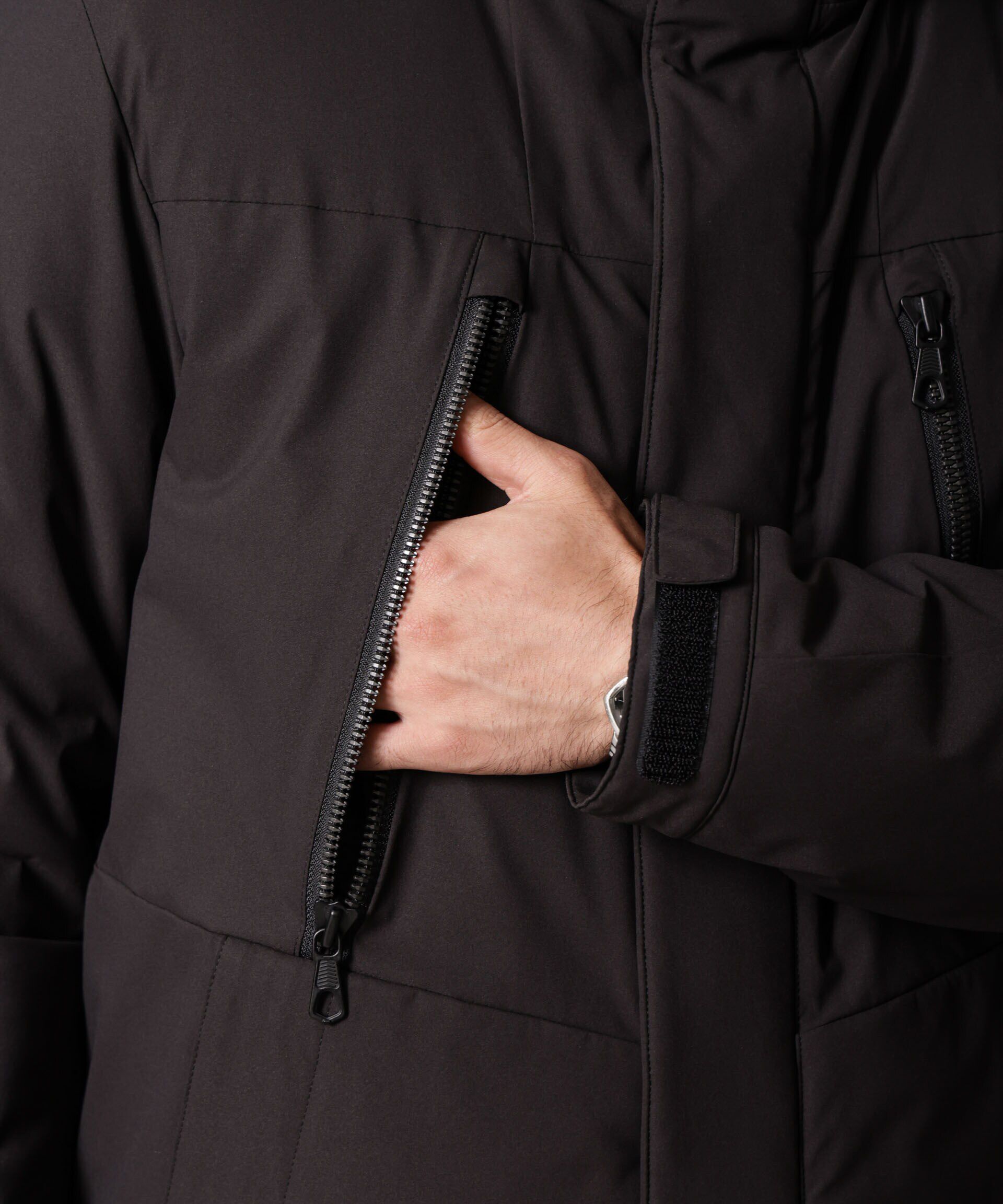 nano･universe「｢西川ダウン(R)｣フードデタッチャブルMATSUMIダウン」|ダウン|