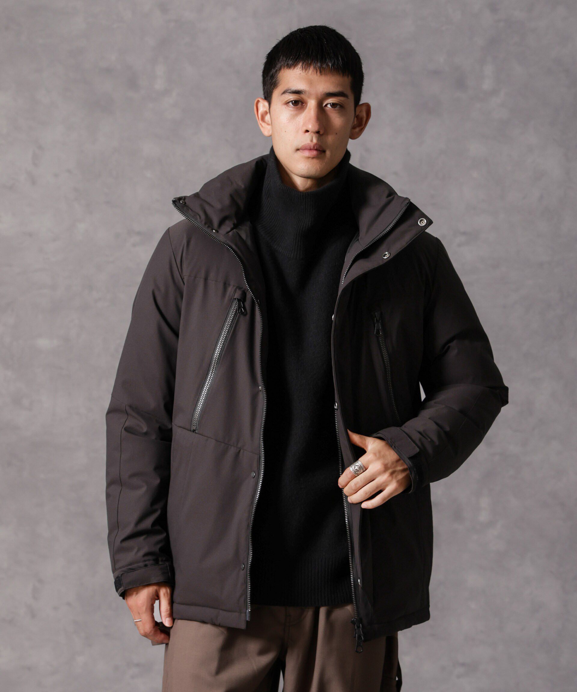 nano･universe「｢西川ダウン(R)｣フードデタッチャブルMATSUMIダウン」|ダウン|