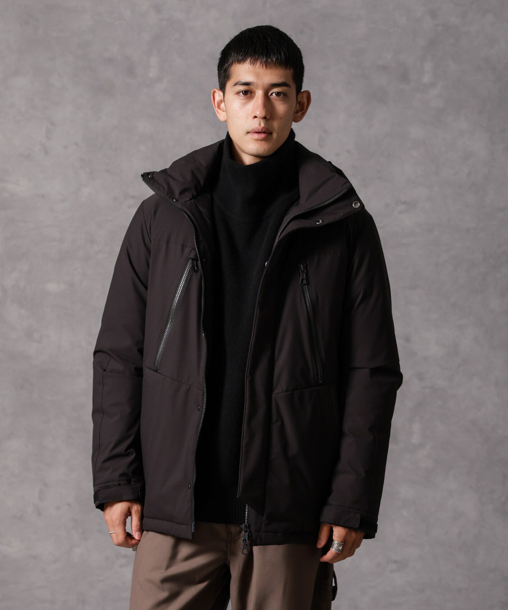 nano･universe「｢西川ダウン(R)｣フードデタッチャブルMATSUMIダウン」|ダウン|