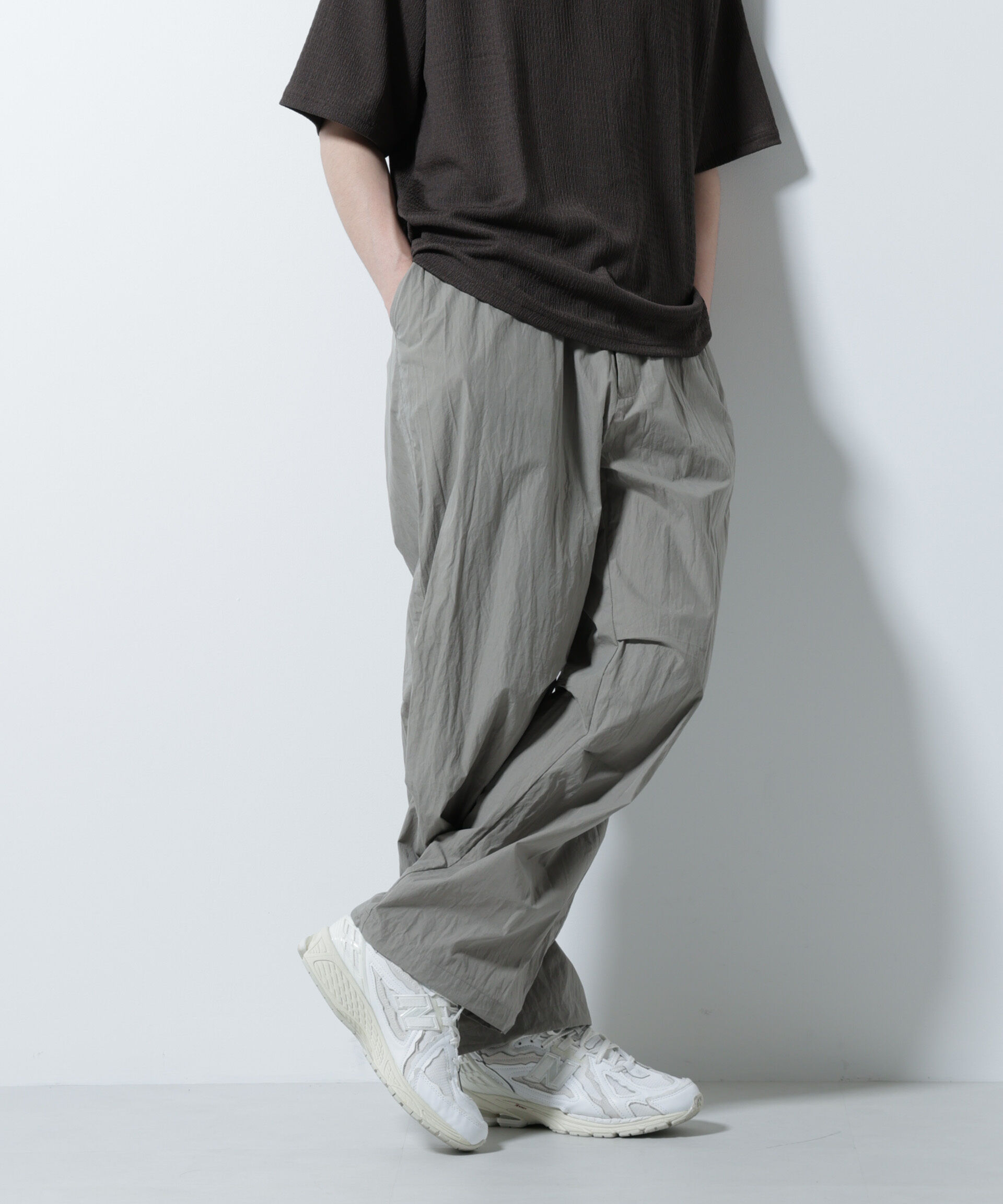 nano･universe「ライトウェイトバギーパンツ」|チノ|