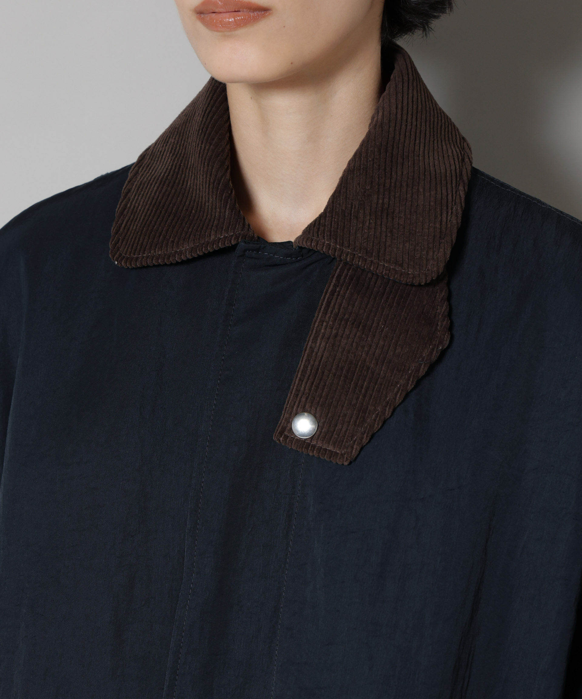 nano･universe「「STEVELOUR」「西川ダウン(R)」ミリタリーロングコート」|ダウン|