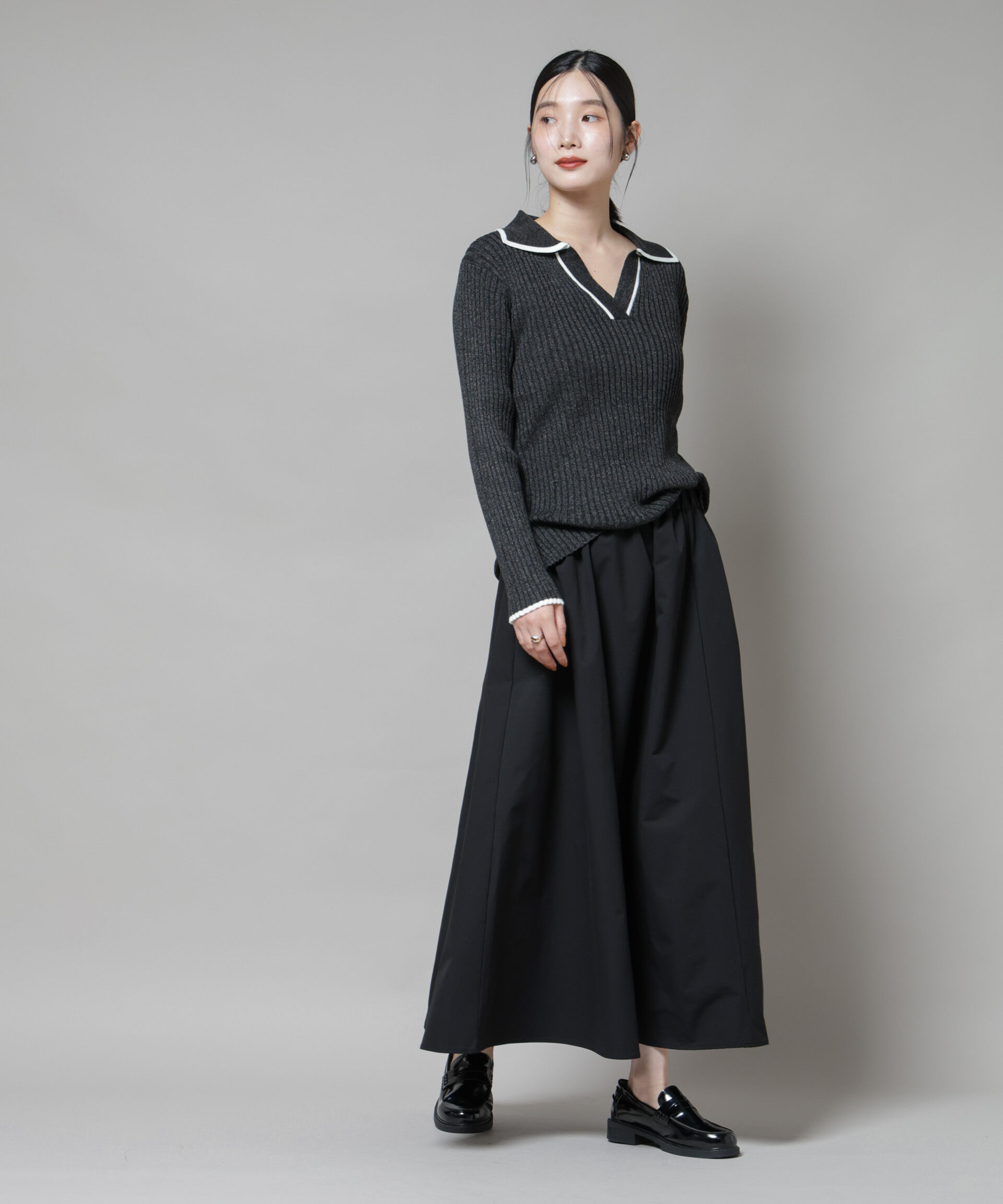 nano･universe「ギャザーボリュームスカート」|スカート|